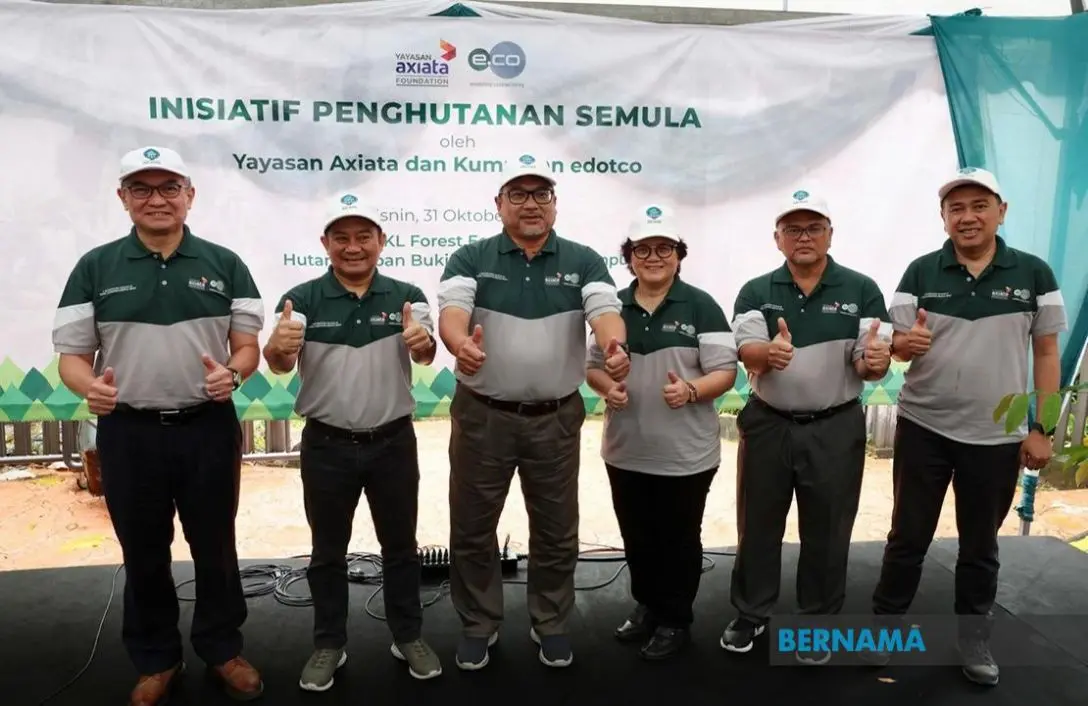 Yayasan Axiata & edotco Group to Plant 3,400 Trees at Four Permanent Forest Reserves This Year